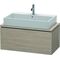 Duravit Konsolenunterschrank L-CUBE 400x920x477mm pine silver