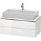 Duravit Konsolenunterschrank L-CUBE 400x920x477mm graphit matt