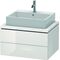 Duravit Konsolenunterschrank L-CUBE 400x720x547mm weiß hochglanz