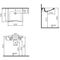 VitrA Waschtisch CONFORMA 600x545/510mm HL mttg o Ü-loch weiß