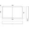 Emco LED-Lichtspiegelschrank PRIME AP 1200x700mm 2-tü m LP aluminium/weiß