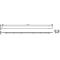HG Duschrinne RainDrain Rock Fertigset, kürzbar und befliesbar 1000mm