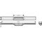 HG Duschrinne RainDrain Flex kürzbar, Wandmontage 800mm chrom