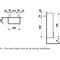 Laufen Halbhochschrank BASE FÜR PRO S 700x350x185mm Scharn. links verkehrsgrau