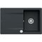 V&B Einbauspüle SILUET 45 FLAT 780x490mm Exzent. ebony