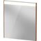 Duravit Spiegel BRIOSO 620x35mm, mit Beleuchtung nussbaum natur