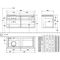 V&B Waschtischunterschrank LEGATO 1200x550x500mm m Be Glossy White