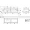 V&B Waschtischunterschrank LEGATO 1400x380x500mm Glossy White