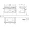 V&B Waschtischunterschrank LEGATO 1000x550x500mm m Be Glossy White