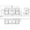 V&B Waschtischunterschrank FINION 1600x603x501mm Regal glos. wh glos. wh
