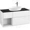 V&B Waschtischunterschrank FINION 1200x603x501mm Regal glos. wh glos. wh