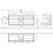 V&B Waschtischunterschrank FINION 1600x603x501mm AP Gl bl ma gls wh lacq.