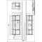 V&B Waschtischunterschrank FINION 1600x603x501mm Regal glos. wh glos. wh