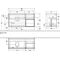 V&B Waschtischunterschrank FINION 1200x603x501mm Regal glos. wh glos. wh