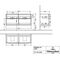 V&B Waschtischunterschrank SUBWAY 3.0 1272x576x478mm f S-DWT G. Al glänz. Br w