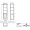 V&B Hochschrank SUBWAY 3.0 400x1710x362mm 1x Wä A re Gri Vo bl Br w