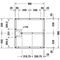 Duravit Fußgestell für Duschwanne Quadrat 900x900mm