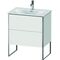 Duravit Waschtischunterbau XSQUARE 840x710x478mm, 2 Auszüge weiß matt