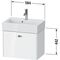 Duravit WT-Unterbau BRIOSO COMPACT 1 Auszug 442x584x389mm weiß matt