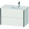 Duravit Waschtischunterbau XVIU 560x810x480mm Prof. sw matt weiß matt