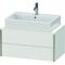 Duravit Konsolenunterschrank XVIU 400x800x478mm Prof. Champ matt weiß matt