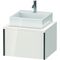 Duravit Konsolenunterschrank XVIU 400x600x548mm Prof. sw ma weiß hochglanz