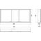 Emco LED-Lichtspiegelschrank PRIME UP 1600x730mm 3-t m LP aluminium/weiß