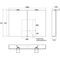 Emco LED-Lichtspiegelschr. FLAT 2 STYLE AP 1000x721mm 2-tü m Aufsatzstrahler Alu