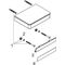Ablage AXOR UNIVERSAL 150mm polished black chrome