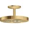 Kopfbrause 280 1jet AXOR ONE mit Deckenanschluss brushed gold optic
