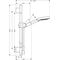 Brauseset AXOR UNO2 m Axor 120 3jet Handbr pol. black chrome