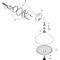 Kopfbrause 240 2jet AXOR DN 15 m Brause desig by Fr bru red gold