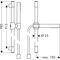 Brauseset AXOR STARCK mit 1jet Stabhandbrause brushed nickel