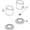 2-L Wannenrandarm AXOR STARCK ORGANIC DN 15 m Thermostat stainless steel optic