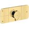 Fertigmontageset AXOR ONE f UP-Thermostat 3 Verbr pol. gold optic