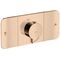 Fertigmontageset AXOR ONE f UP-Thermostat 2 Verbr pol. red gold