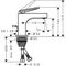 EH-WT-MI 90 AXOR CITTERIO m ZAG HGri Rautenschliff pol. bl chrome