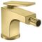 Einhebel-Bidetmischer AXOR CITTERIO m ZAG Hebelgriff brushed brass