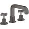 3-Loch-Wannenrandarmatur AXOR CITTERIO DN 15 m Kreuzgr. brushed black chrome