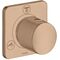 Abstell- u Umstellventil AXOR CITTERIO M Trio/Quattro, Unterputz brushed red gol