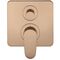 Einhebel-Wannenmischer AXOR CITTERIO M Unterputz brushed red gold