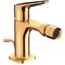Einhebel-Bidetmischer AXOR CITTERIO M DN 15 m ZAG 1 1/4Zoll polished gold optic