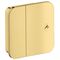 Abstellventil AXOR ONE DN 15, Unterputz polished gold optic