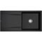 V&B Einbauspüle SILUET 60 FLAT 980x490mm Handbet. ebony