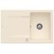 V&B Einbauspüle SILUET 45 FLAT 780x490mm Exzent. ivory
