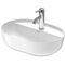 Duravit Aufsatzbecken LUV o ÜL m HLB 500x350mm 1 Hahnloch weiß