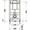 Duravit Wand-WC-Element DURASYSTEM 500x990mm, Basic, Trockenbau