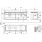 V&B Waschtischunterschrank LEGATO 1600x550x500mm Glossy White