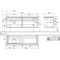 V&B Waschtischunterschrank LEGATO 1600x550x500mm m Be Glossy White