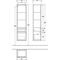 V&B Hochschrank LEGATO 400x1550x350mm Türanschl li Glossy White